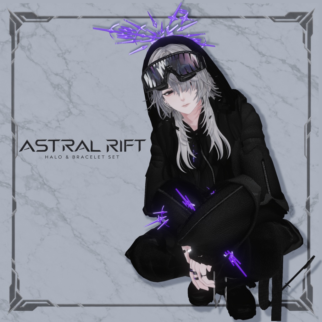 【VRChat対応】ASTRAL RIFT – Halo & Bracelet Set