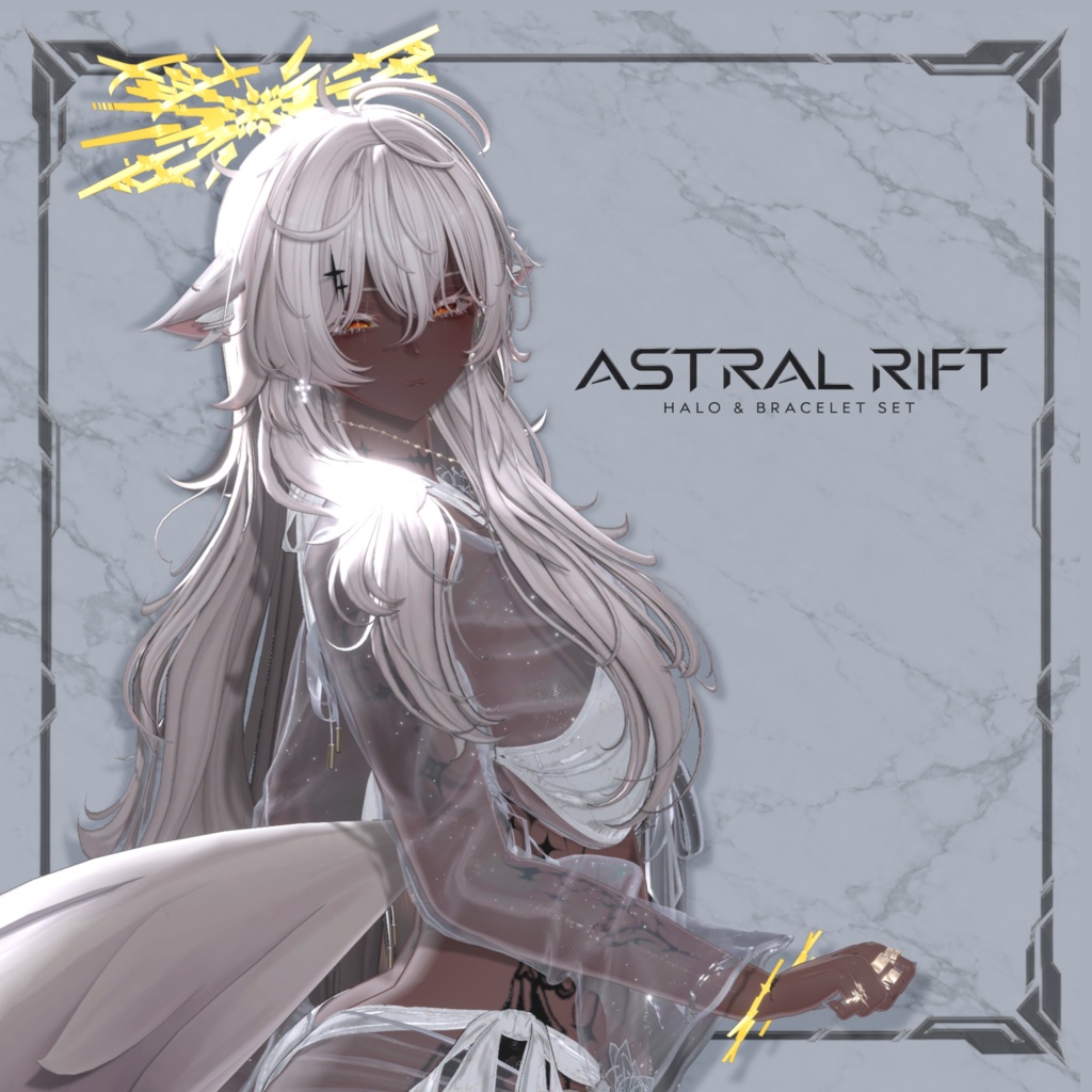 【VRChat対応】ASTRAL RIFT – Halo & Bracelet Set