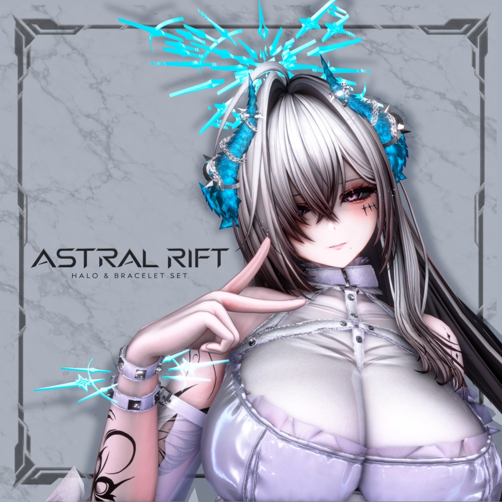 【VRChat対応】ASTRAL RIFT – Halo & Bracelet Set