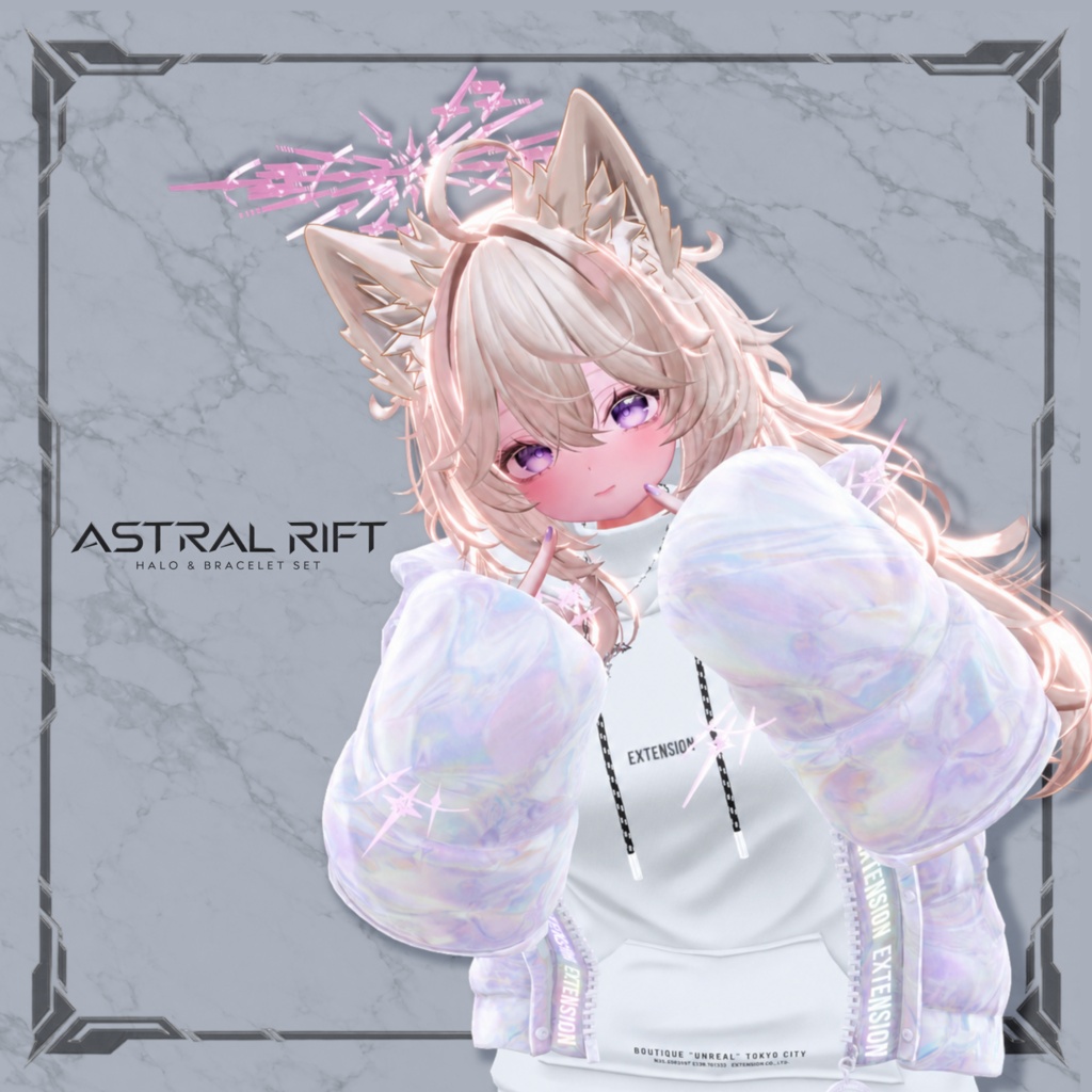 【VRChat対応】ASTRAL RIFT – Halo & Bracelet Set