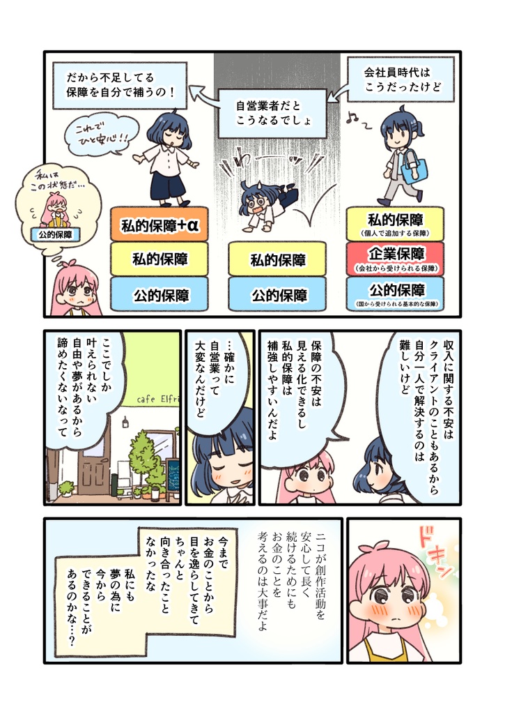 【SAMPLE】漫画家・作家を目指す人のための『お金』の話~保障編~