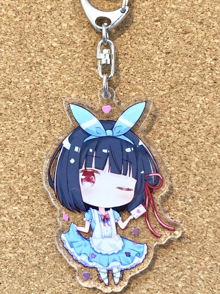 琉奈ちゃん(アリス)アクリルキーホルダー - 70 x 70 (mm)
