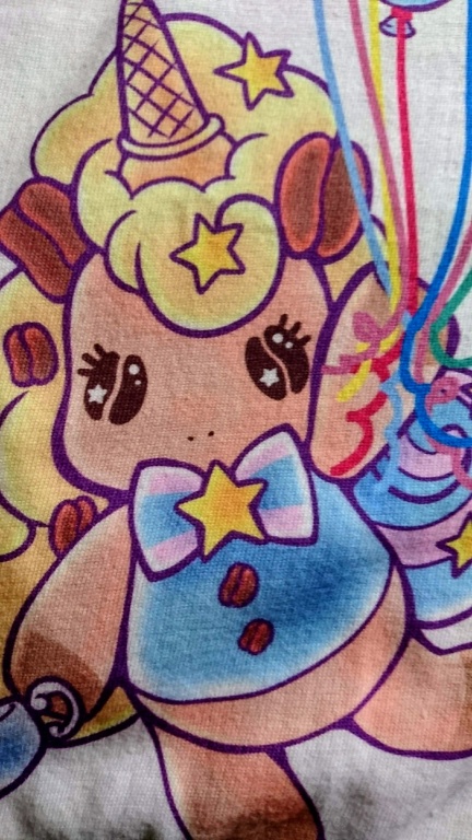 空飛ぶユニコッフィー白Tシャツ