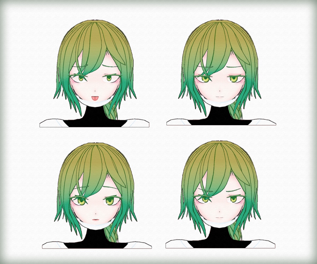 オリジナル3Dモデル「ガンジャのお兄さん」