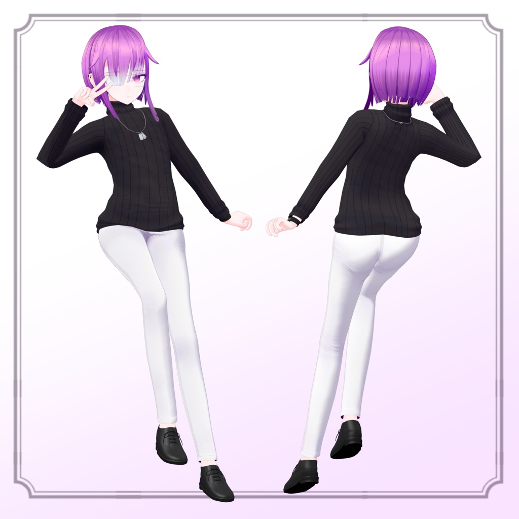 オリジナル3Dモデル「厨二病のお兄さん」