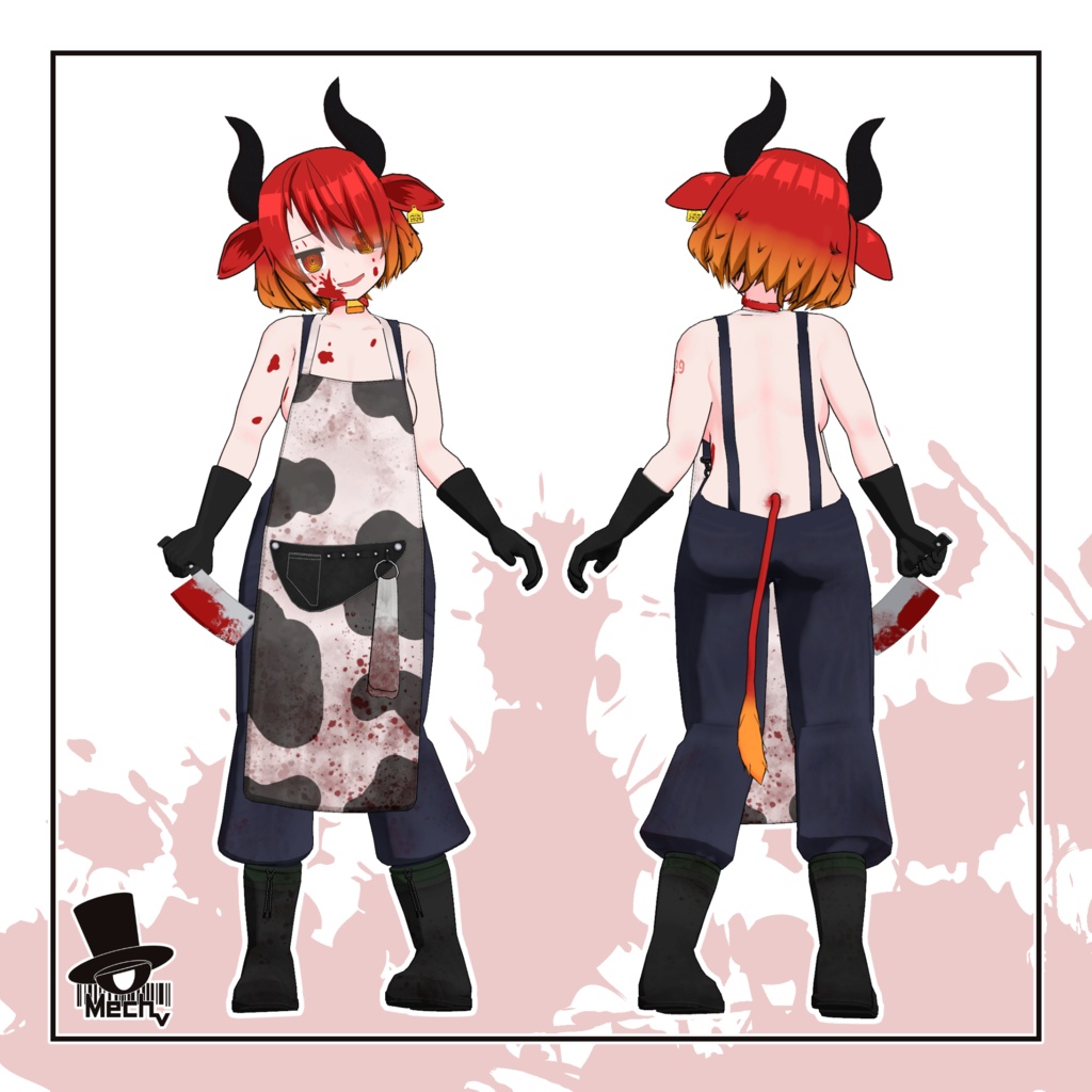 【Quest対応】オリジナル3Dモデル「食肉ちゃん」