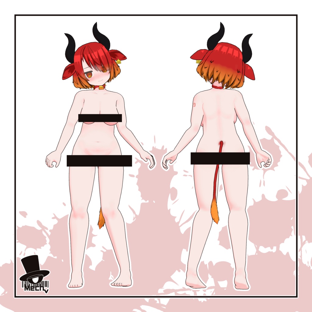 【Quest対応】オリジナル3Dモデル「食肉ちゃん」