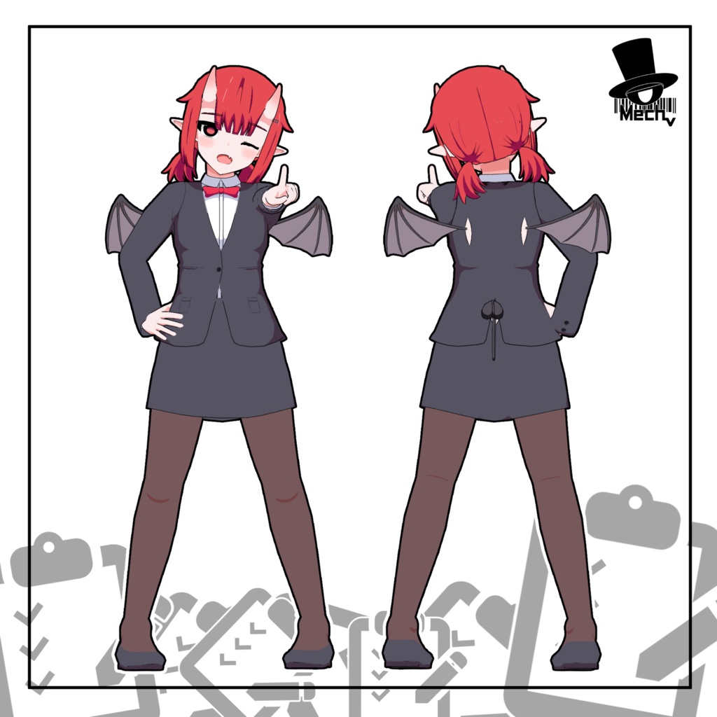 【Quest対応】オリジナル3Dモデル「契約ちゃん」