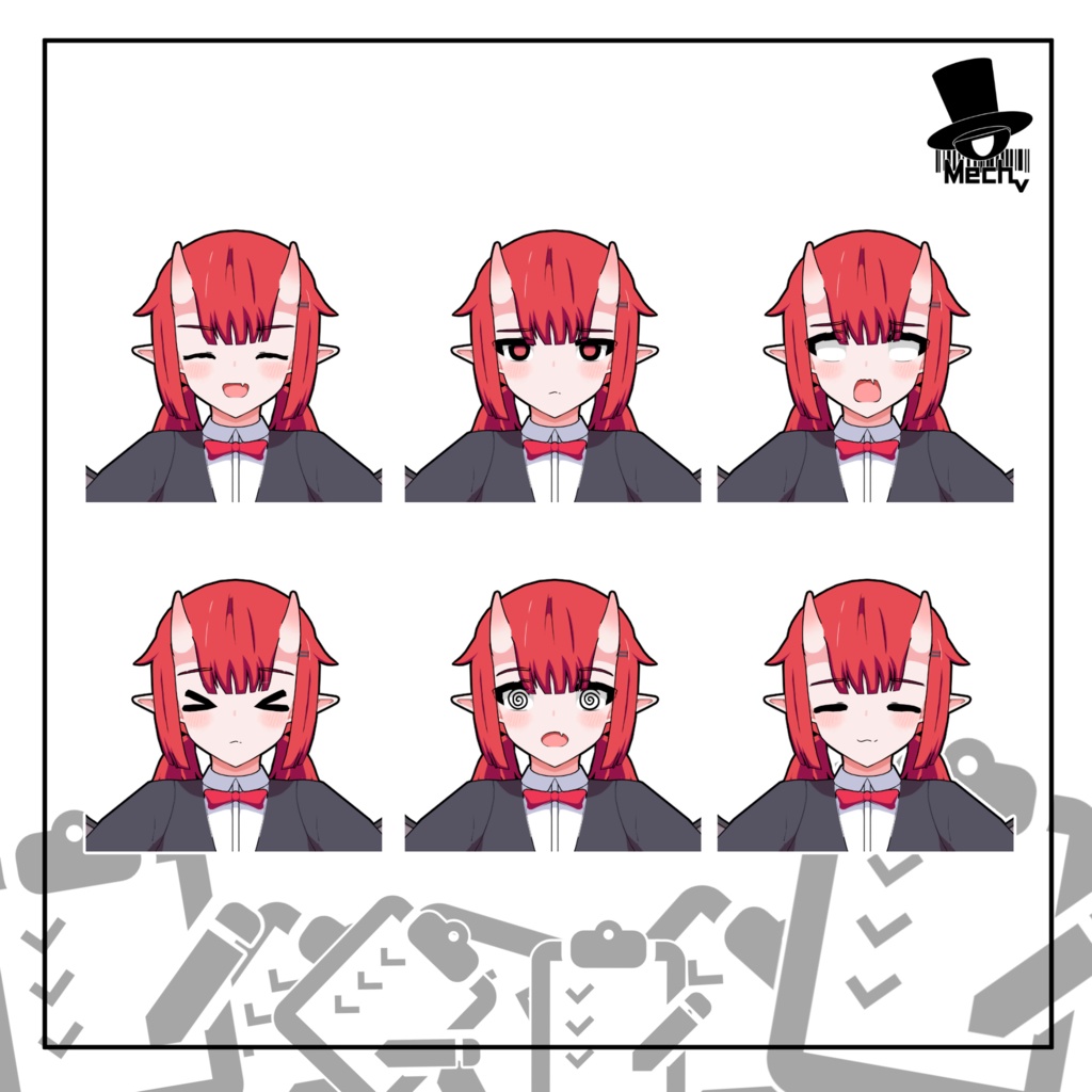 【Quest対応】オリジナル3Dモデル「契約ちゃん」