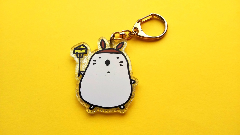 うさぎもどきちゃんアクリルキーホルダー