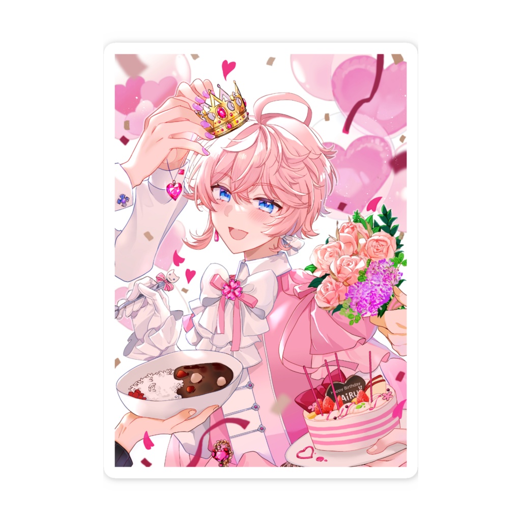 【2026誕生祭記念~愛瑠~】スマホステッカー
