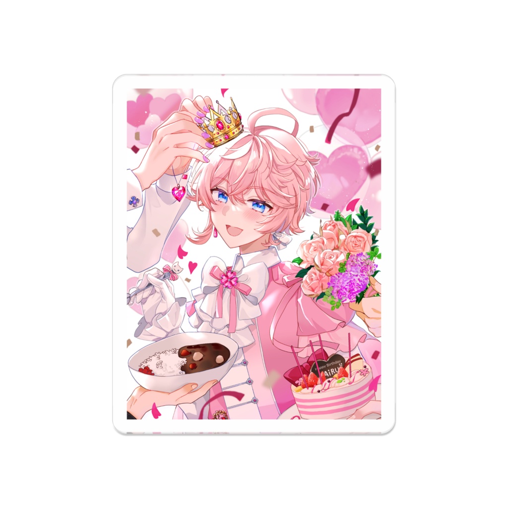 【2026誕生祭記念～愛瑠～】アクリルバッジ　(一枚絵)