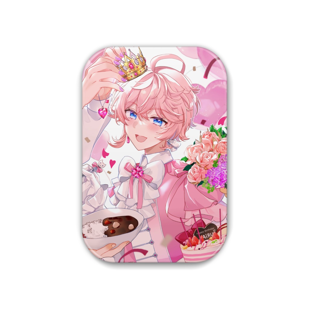 【2026愛瑠誕生祭記念グッズ】缶バッジ　一枚絵