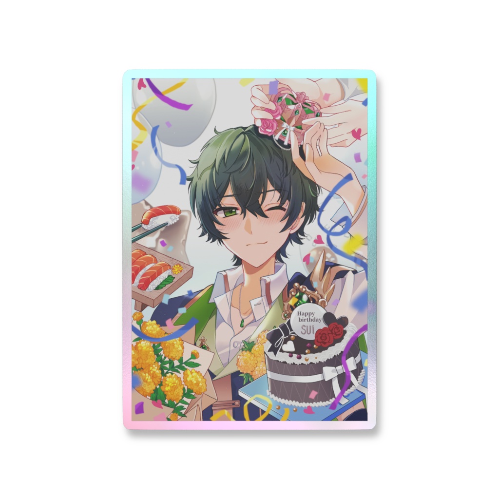 緑川翠 オーロラスマホステッカー 誕生祭2026