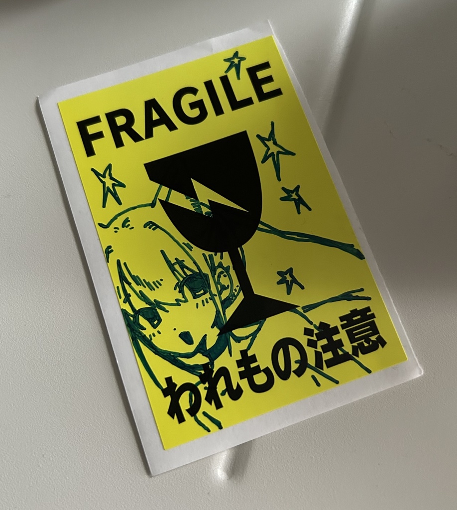 手描きステッカー