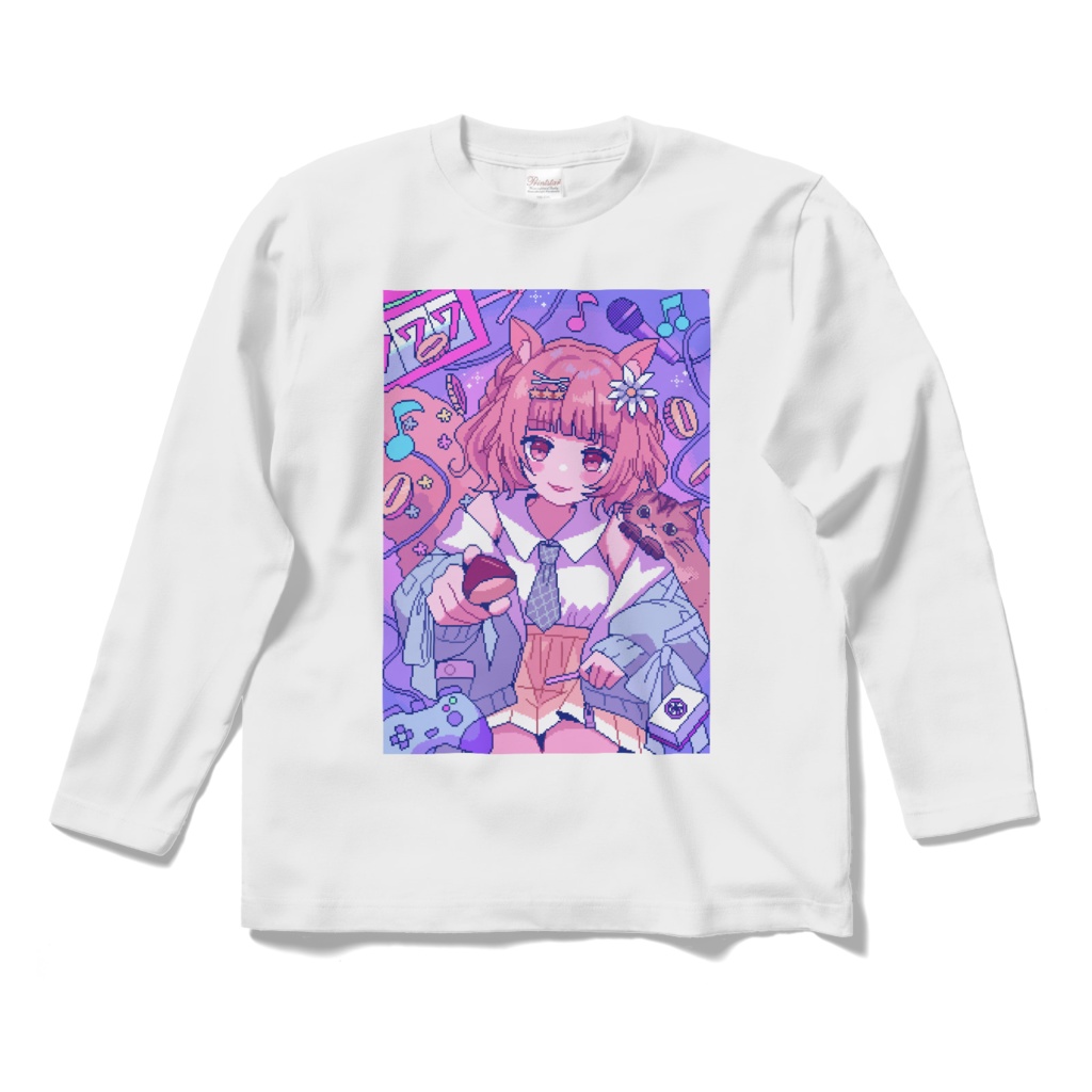 2026 生誕長袖Tシャツ(白 ドット)