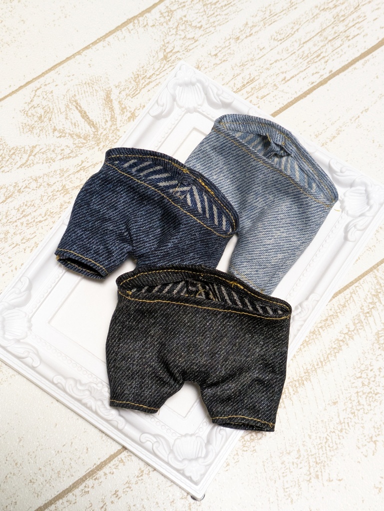 デニムセットアップ ぬい服 3色展開