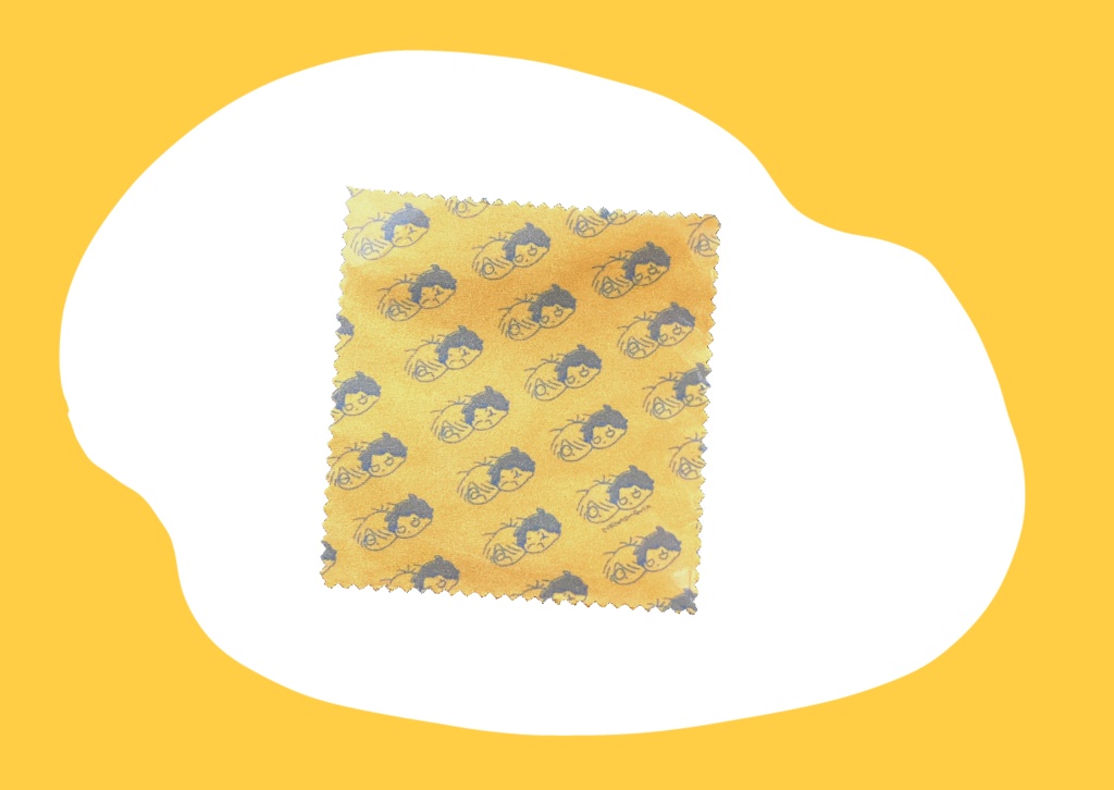 父＋水　メガネ拭き