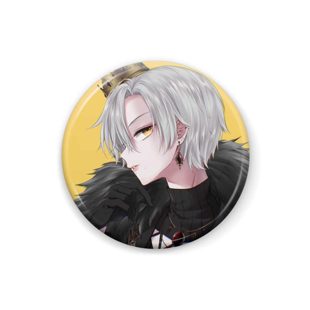 ノアト【Black ver.】缶バッジ