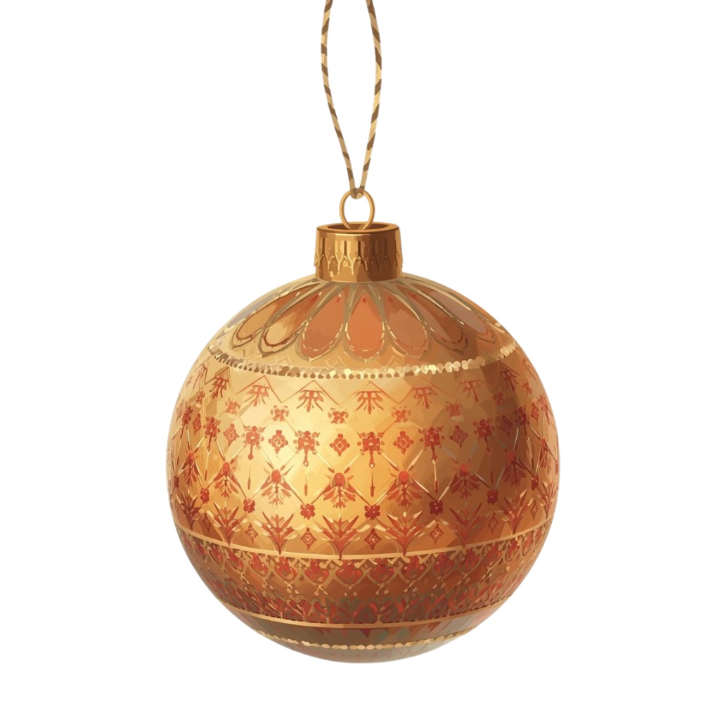 【クリスマス】油絵風/アンティーク調クリップアート12点セット | PNG背景透過