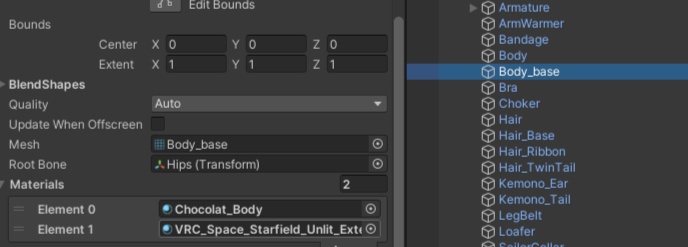動く!内側を動く星にするシェーダー