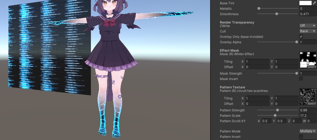 【無料】サイバーパンクなシェーダー