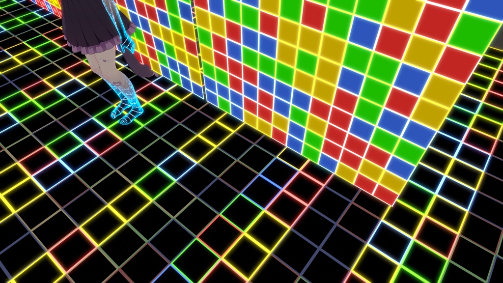 【無料】AudioLink対応 ディスコタイルのシェーダー