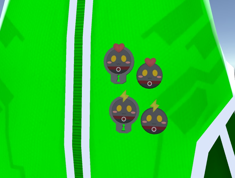 【VRChat向け】ろぼさーバッジ