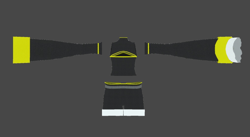 シャオマオ2用衣装「短パンチャイナ」