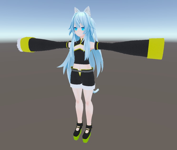 シャオマオ2用衣装「短パンチャイナ」