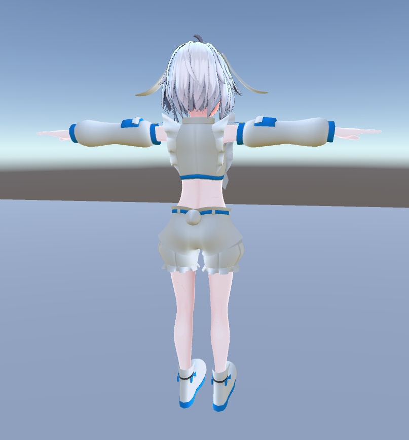 ミーシェちゃん用衣装「うさぎの服」