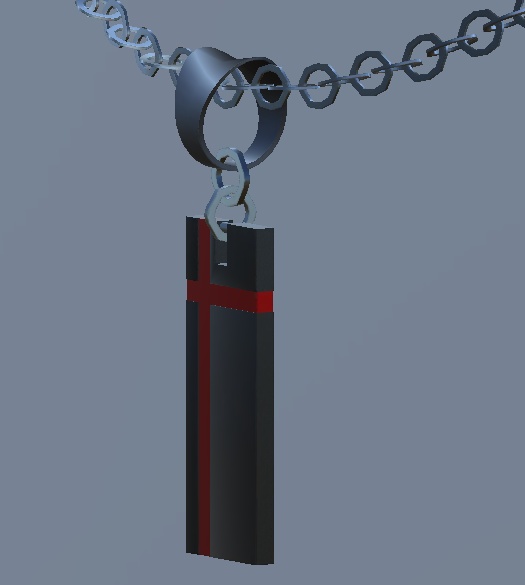 【VRChat用アクセサリー】十字のネックレス2