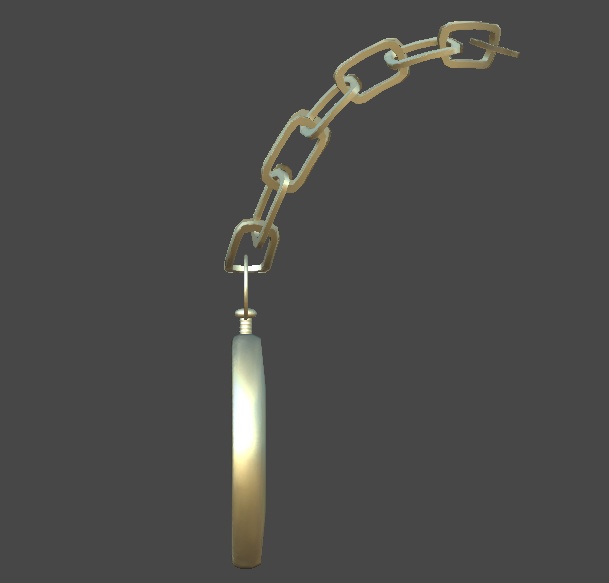 【VRChat用アクセサリー】大きな首掛け時計