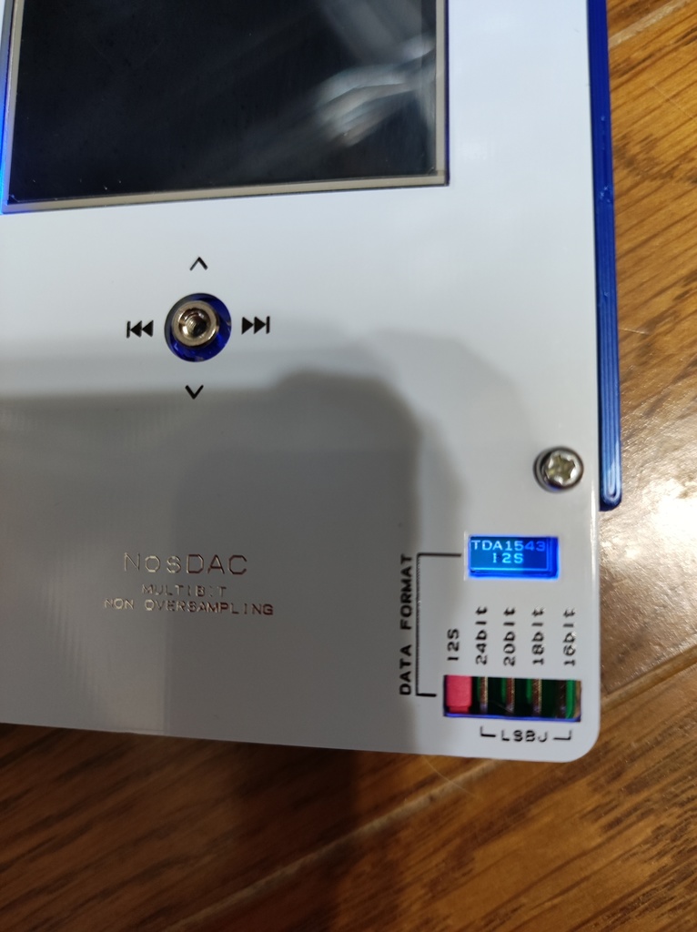 NosPiDAC MAX 白色パネル、紫色基板