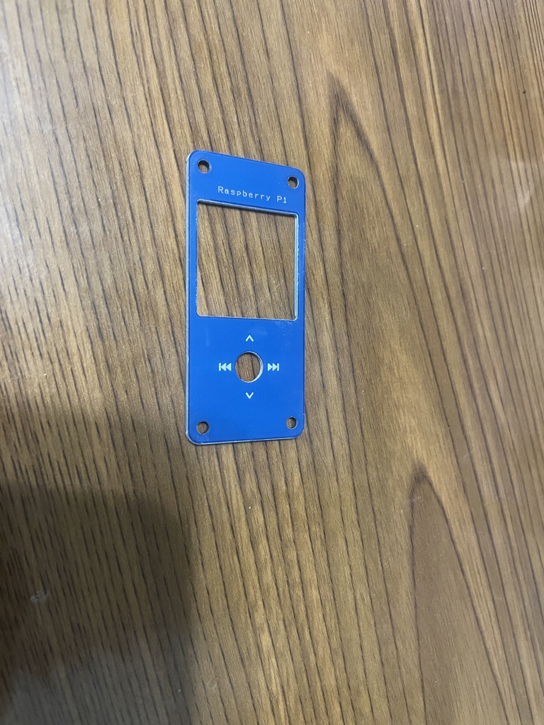 JC-25 ラズパイに液晶とジョイスティックをつけるやつ用パネル　青基板