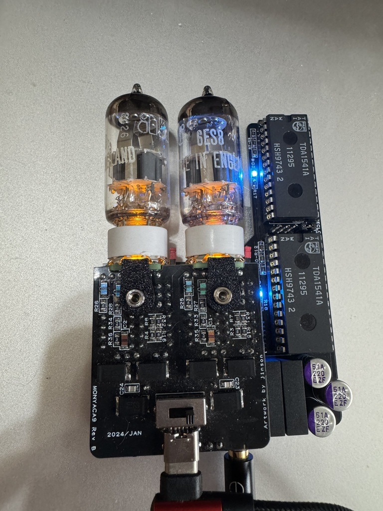 JC-54 MONYACA9/F専用 TDA1541A BT NOS バージョン 赤基板