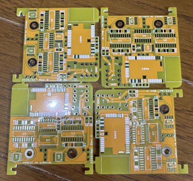 JC-49 MONYACA7 BAL用 PCM1704 BT基板（黄色）