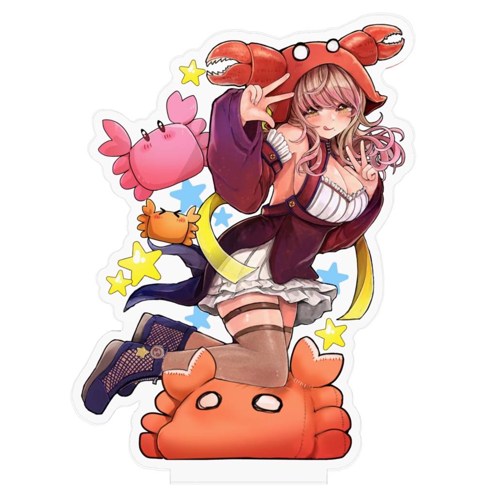 カニちゃんアクリススタンド(大)