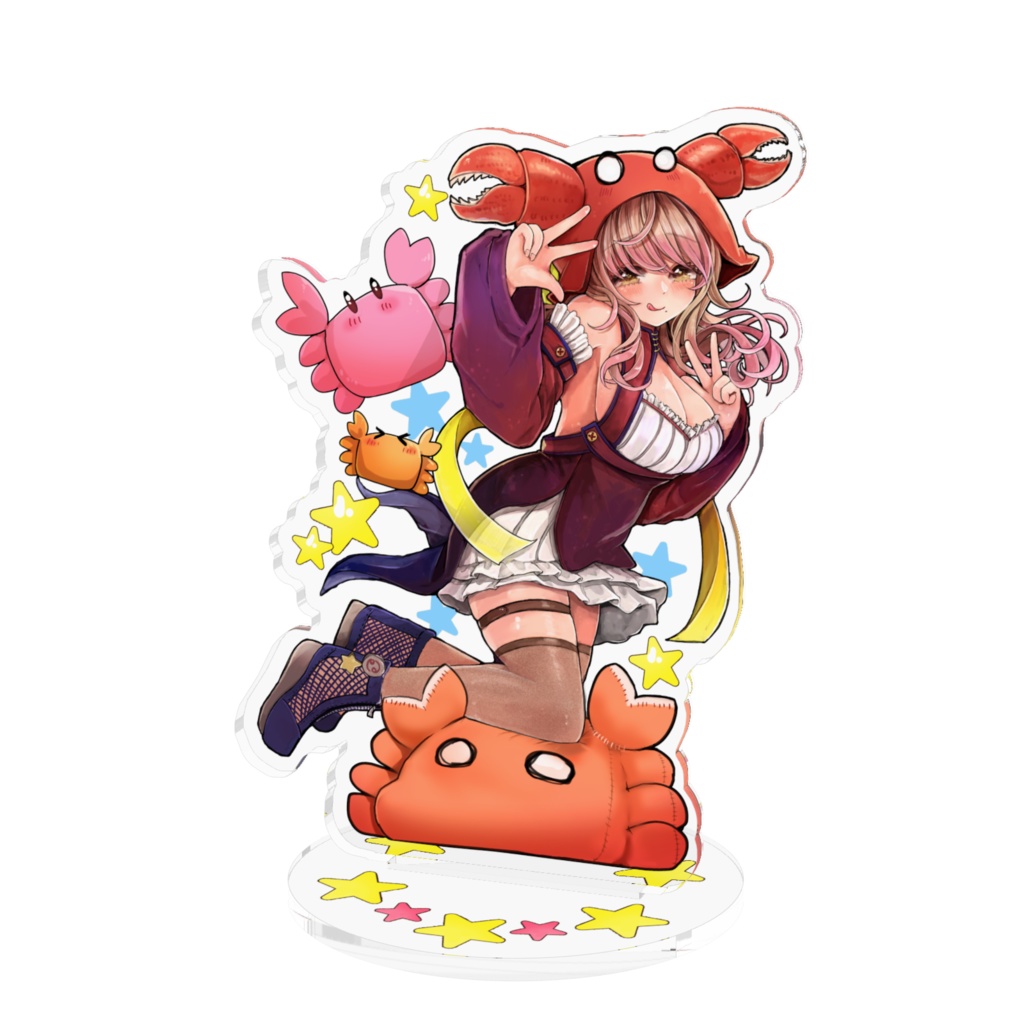 カニちゃんアクリススタンド(大)