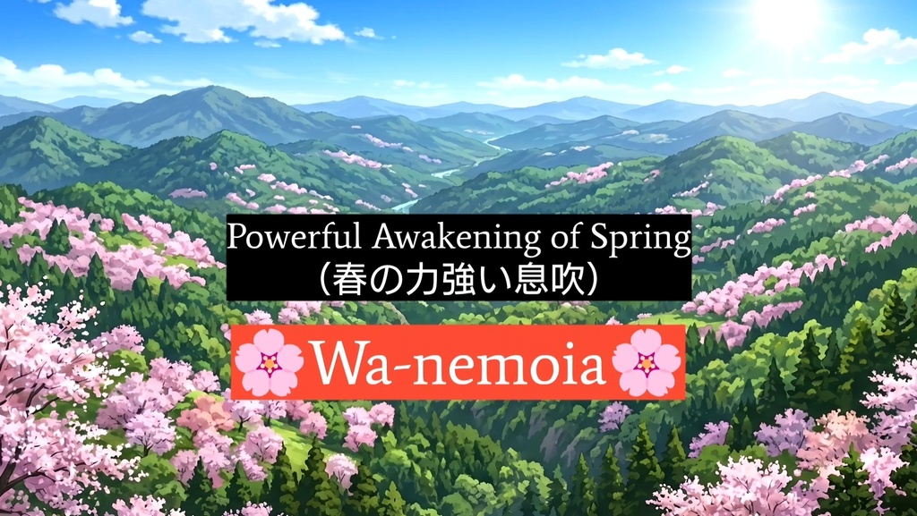 【Japanese Soundscape Music】Powerful Awakening of Spring / 春の力強い息吹