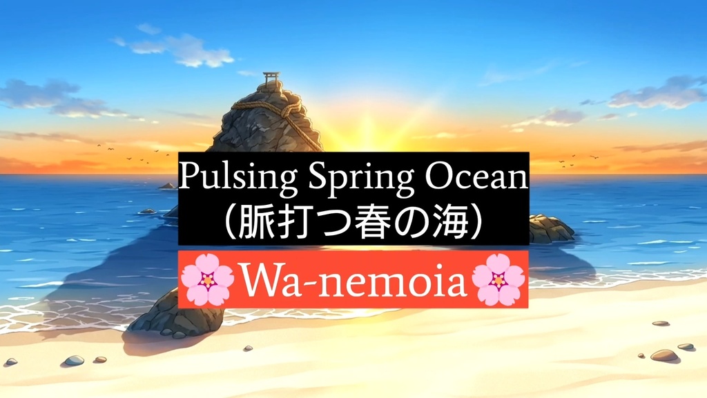 【Japanese Soundscape Music】Pulsing Spring Ocean / 脈打つ春の海