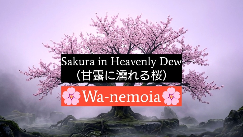 【Japanese Soundscape Music】Sakura in Heavenly Dew / 甘露に濡れる桜