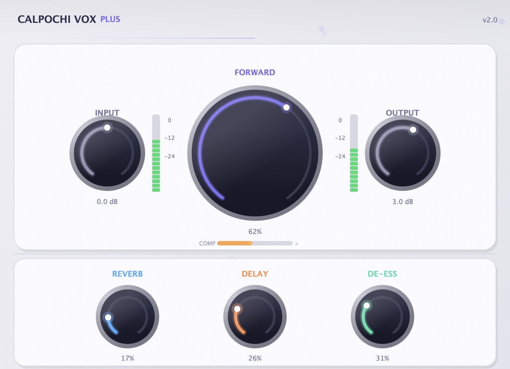 【ワンノブ歌声補正+エコー付】Calpochi VOX Plus | 上位版