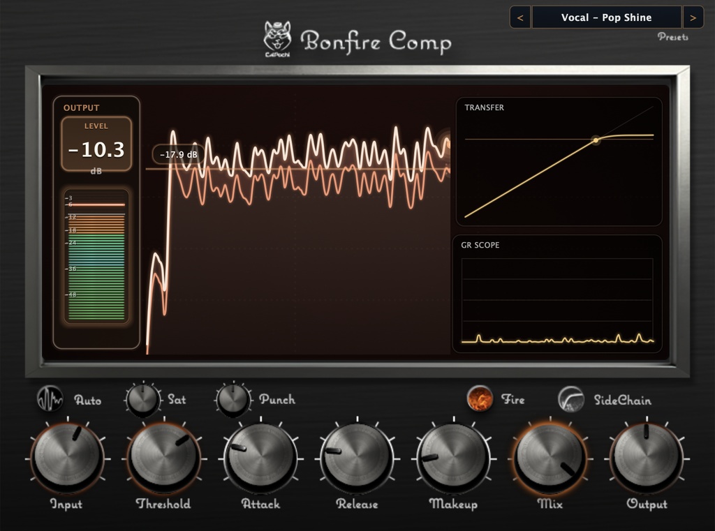 Bonfire EQ&Comp | 本物のアナログ質感