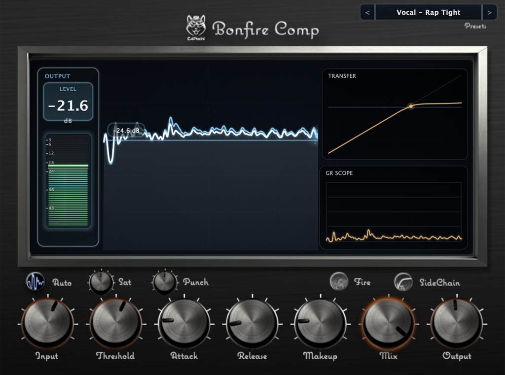 Bonfire EQ&Comp | 本物のアナログ質感