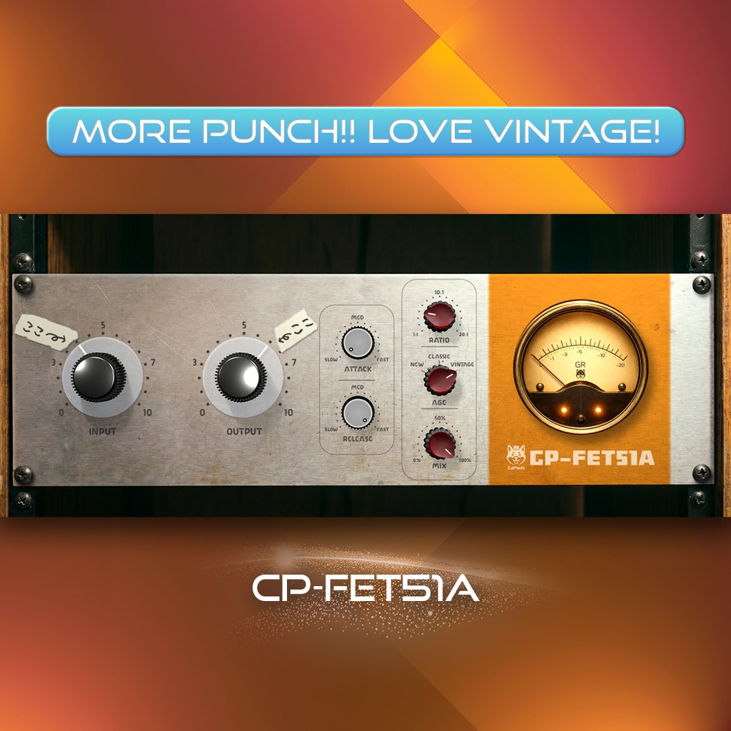 CP-FET51A | 音を押し出すFETコンプレッサー