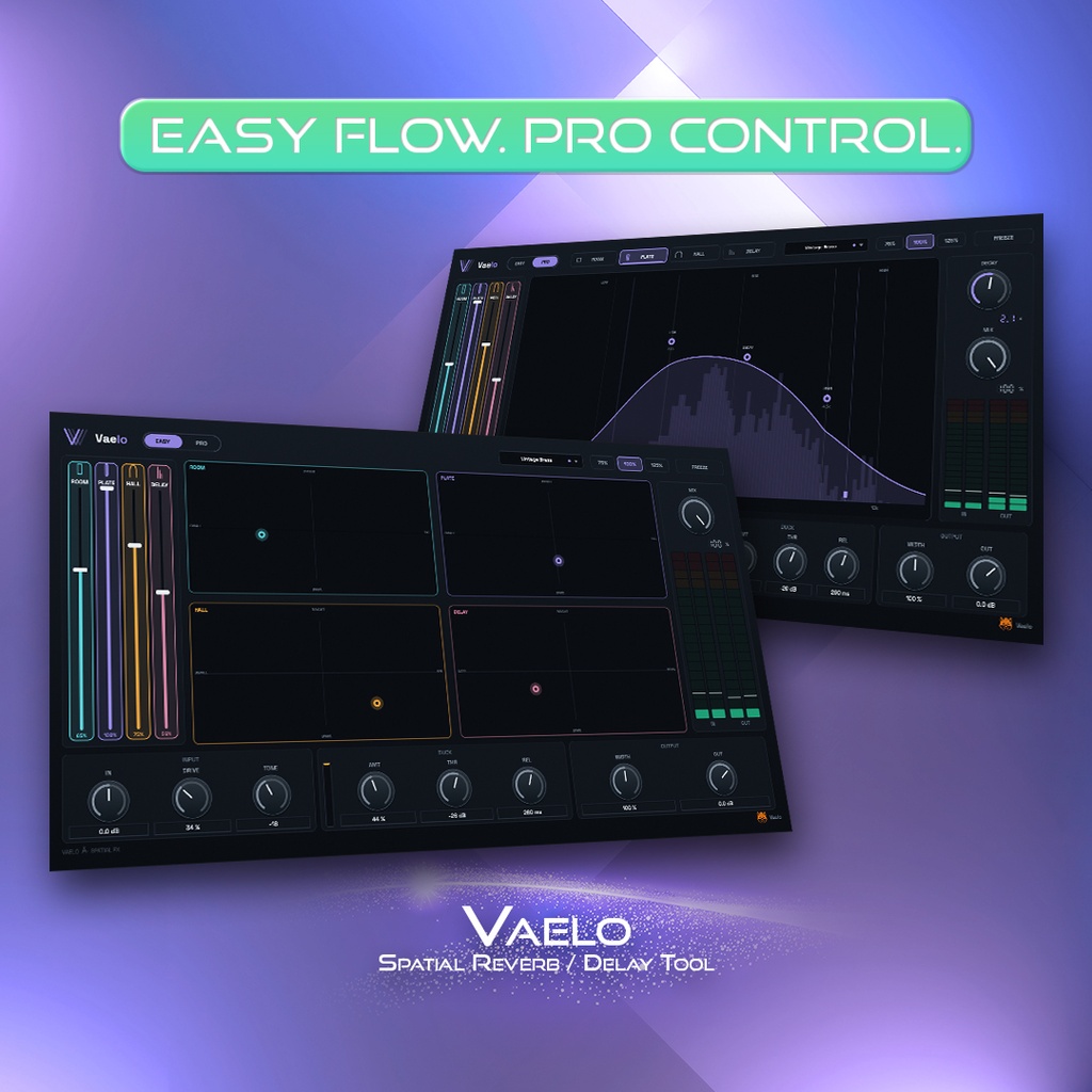 Vaelo | 声とリードに居場所を作るリバーブ / ディレイ