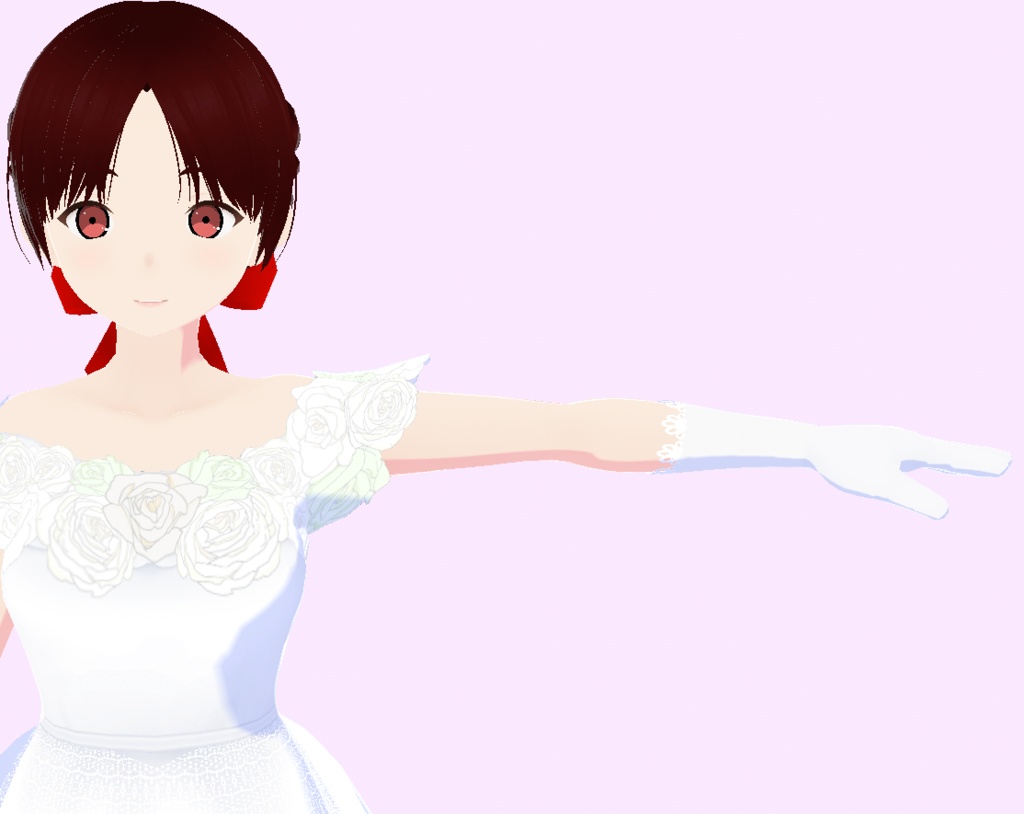 【VRoid】純白ドレス