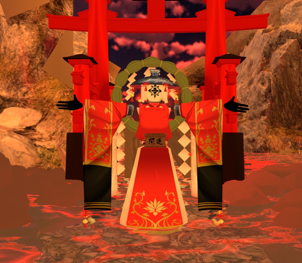 【VRC想定/cluster対応】人外3Dモデル『縁彌-えんび-』