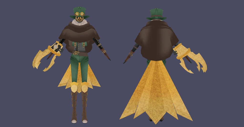 【cluster対応】3Dモデル『Owl Eye-オウルアイ-』